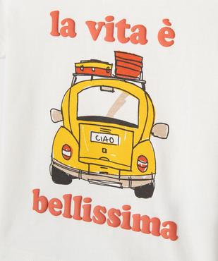 Tee-shirt manches courtes à message bébé garçon vue2 - GEMO 4G BEBE - GEMO