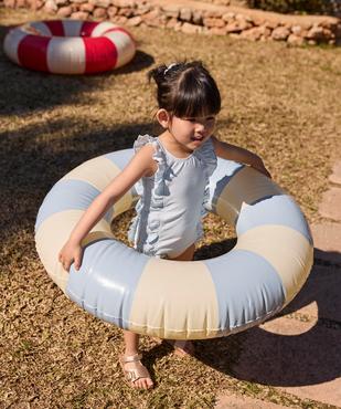 Maillot de bain une pièce à rayures et volants bébé fille - LuluCastagnette vue6 - LULUCASTAGNETTE - GEMO