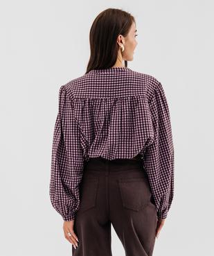 Blouse manches bouffantes femme vue3 - GEMO(FEMME PAP) - GEMO