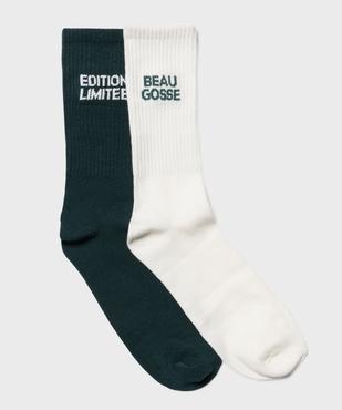 Coffret chaussettes hautes homme vue1 - GEMO(HOMWR HOM) - GEMO
