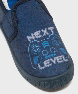 Chaussons imprimé gaming garçon vue6 - GEMO (ENFANT) - GEMO