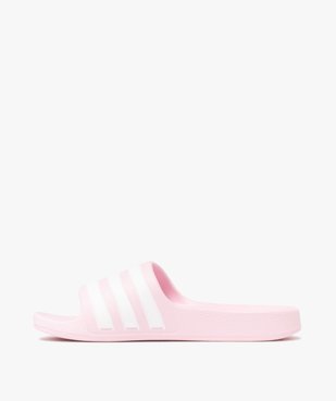 Mules de piscine fille à bandeau rayé Adilette Aqua - Adidas vue3 - ADIDAS - GEMO