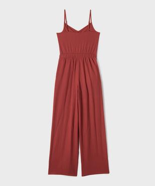 Combinaison pantalon à fines bretelles fille vue3 - GEMO 4G FILLE - GEMO