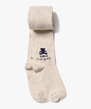 Collants pailletés avec motif ourson fille - LuluCastagnette vue1 - LULUCASTAGNETTE - GEMO