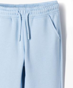 Pantalon de jogging intérieur molletonné fille vue3 - GEMO 4G FILLE - GEMO