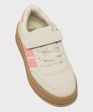 Baskets à scratch bicolores avec épaisse semelle fille - Lovely Wings vue5 - LOVELY WINGS - GEMO