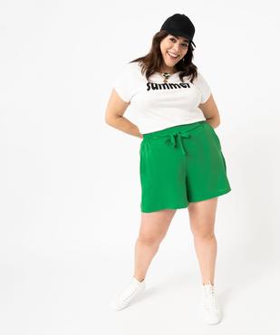 Short en matière satinée femme grande taille vue5 - GEMO (G TAILLE) - GEMO