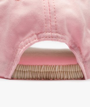 Casquette bébé fille bicolore à broderie licorne vue2 - GEMO(BEBE DEBT) - GEMO