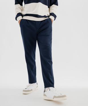 Pantalon en toile avec taille ajustable homme vue1 - GEMO 4G HOMME - GEMO