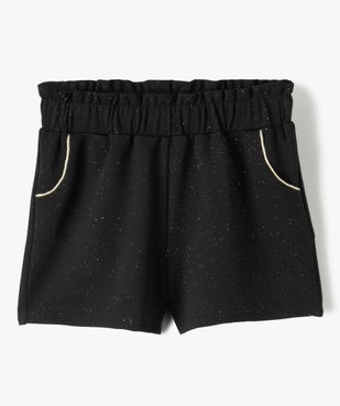 Short fille à paillettes en maille extensible vue2 - GEMO (ENFANT) - GEMO