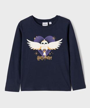 Tee-shirt manches longues imprimé col rond fille - Harry Potter vue1 - HARRY POTTER - GEMO