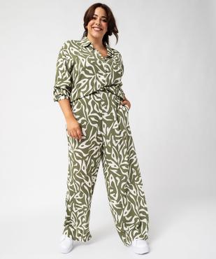 Chemise imprimée femme grande taille vue5 - GEMO (G TAILLE) - GEMO