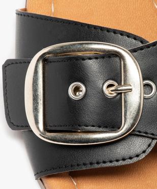 Mules femme à talon plat et bride à boucle ajustable vue6 - GEMO (CASUAL) - GEMO