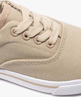 Tennis garçon en toile unie fermeture lacets  vue6 - GEMO 4G GARCON - GEMO