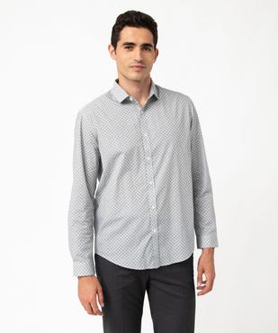 Chemise manches longues imprimée Regular fit homme vue1 - GEMO (HOMME) - GEMO