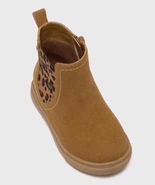 Boots Chelsea à motif léopard fille - Lovely Wings vue5 - LOVELY WINGS - GEMO