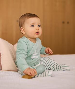 Pyjama 2 pièces en velours bébé garçon - LuluCastagnette vue5 - LULU CASTAGNETTE GEMO FOR GOOD - GEMO