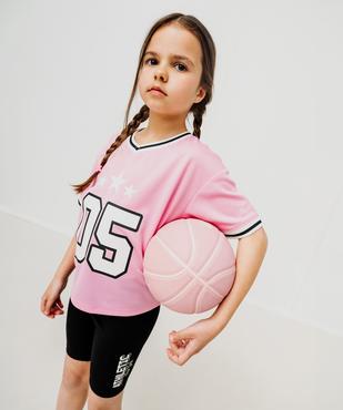 Tee-shirt de sport court à manches courtes fille vue6 - GEMO (ENFANT) - GEMO