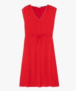 Robe femme sans manches avec épaulettes vue4 - GEMO(FEMME PAP) - GEMO