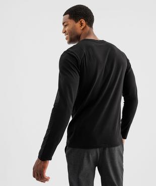 Tee-shirt à manches longues et col rond homme vue10 - GEMO 4G HOMME - GEMO
