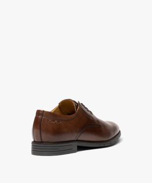Derby dessus cuir homme - Pierre Cardin vue4 - PIERRE CARDIN DIFFUSION - GEMO