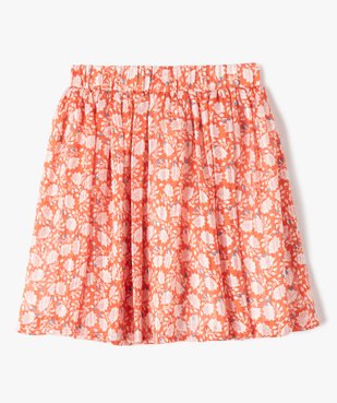 Jupe fille patineuse en voile fleuri et scintillant vue3 - GEMO (ENFANT) - GEMO
