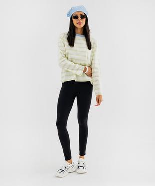 Legging de sport taille haute femme vue4 - GEMO(FEMME PAP) - GEMO