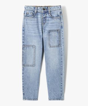 Jean large avec pièces garçon vue5 - GEMO (ENFANT) - GEMO