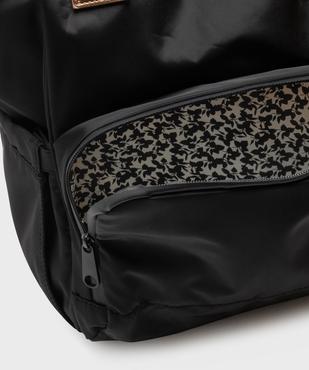 Sac à dos spécial ordinateur avec touches métallisées femme vue5 - GEMO (ACCESS) - GEMO