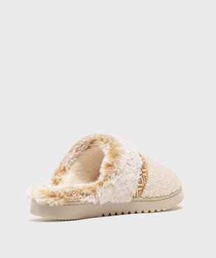 Chaussons mules fourrés femme - Isotoner vue4 - ISOTONER - GEMO