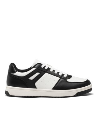 Baskets homme bicolores à lacets style rétro vue2 - 5 MILES GEMO FOR GOOD - GEMO