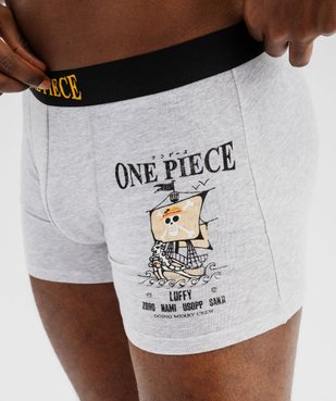 Boxers en coton stretch à motif manga homme (lot de 2) - One Piece vue2 - ONE PIECE - GEMO
