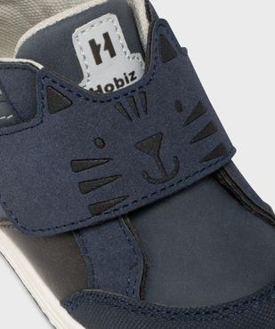 Chaussures premiers pas fermeture scratch bébé garçon - Hobiz vue6 - HOBIZ - GEMO