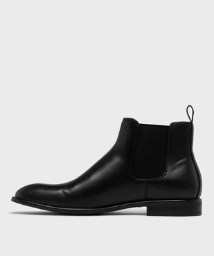 Boots Chelsea bout carré homme - Mario Baldano vue3 - MARIO BALDANO - GEMO