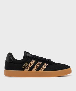 Baskets à lacets VL Court suède femme - Adidas vue1 - ADIDAS - GEMO