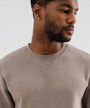 Sweat en molleton doux homme vue3 - GEMO 4G HOMME - GEMO