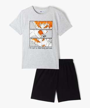 Pyjashort garçon imprimé manga vue1 - GEMO (JUNIOR) - GEMO