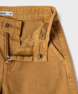 Bermuda skater multipoche en coton garçon vue4 - GEMO 4G GARCON - GEMO