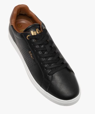 Baskets basses à lacets avec semelle contrastante homme - Lee Cooper vue5 - LEE COOPER - GEMO