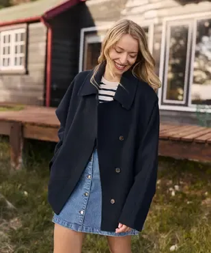 Manteau court femme - LuluCastagnette vue6 - LULUCASTAGNETTE - GEMO