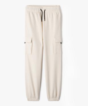 Pantalon de jogging avec poches à rabat garçon vue1 - GEMO (JUNIOR) - GEMO