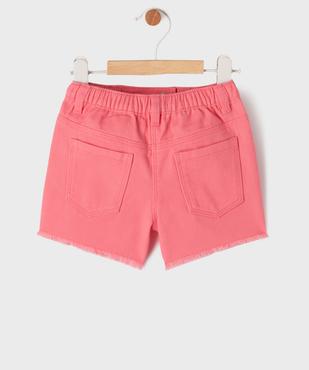 Short en jean fantaisie bébé fille vue3 - GEMO(BEBE DEBT) - GEMO