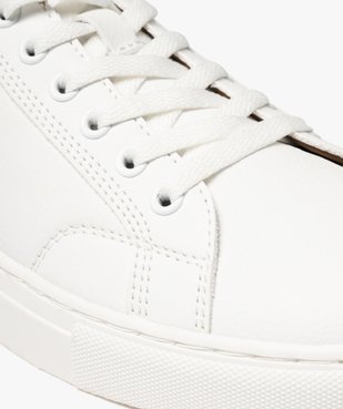 Baskets de ville à lacets unies homme vue6 - URBAN STEPS - GEMO