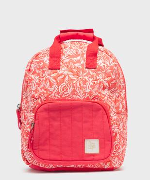 Sac à dos à motifs fleuris fille vue1 - GEMO (ENFANT) - GEMO