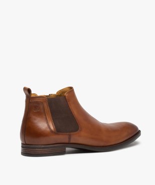 Boots homme dessus cuir uni – Pierre Cardin Diffusion vue4 - PIERRE CARDIN DIFFUSION - GEMO