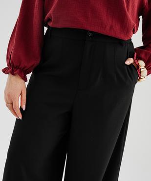 Pantalon de tailleur ample et extensible femme grande taille vue2 - GEMO (G TAILLE) - GEMO