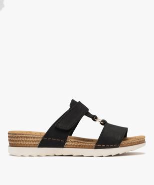 Sandales confort forme mule femme avec semelle compensée vue1 - G'FLEX - GEMO