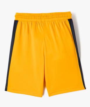 Bermuda de sport en maille légère à taille élastiquée garçon vue3 - GEMO (ENFANT) - GEMO