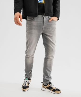 Jean slim en coton stretch homme vue1 - GEMO 4G HOMME - GEMO