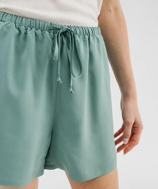 Short ample en viscose fluide femme vue2 - GEMO 4G FEMME - GEMO